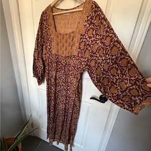 Tree of Life Enoki Maxi Dress 🍄‍🟫✨🪴